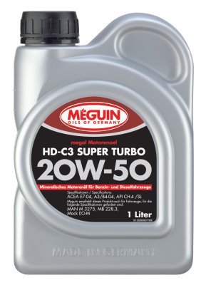 megol Motorenoel HD-C3 Super Turbo 20W-50, 1 Liter