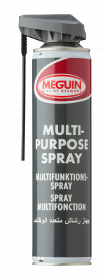 meguin Multi Funktions-Spray - Multi Purpose Spray - 12 x 400 ml mit Dosierhilfe