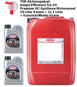 Aktionspaket: megol Motorenoel Efficiency 5W-30