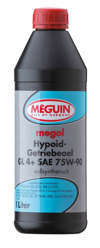 megol Hypoid-Getriebeoel GL4+ SAE 75W-90, 6x1 Liter