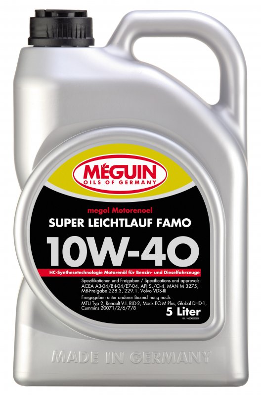 megol Motorenoel Super Leichtlauf FAMO 10W-40, 5 Liter