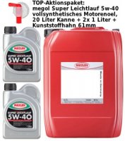Aktionspaket: megol Super Leichtlauf vollsynthetisch 5W-40